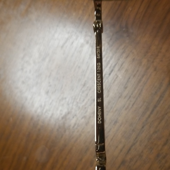 MR LEIGHT by GARRETT LEIGHT Doheny SL Sunglasses ~ Aviator Crescent 12KG NWT - Picture 14 of 16